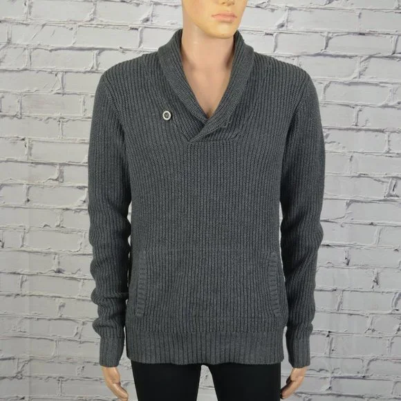 Mens All Saints Griffen Funnel Sweater size small
